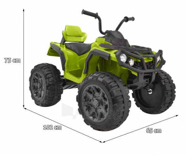 Keturratis Quad ATV 2, žalias paveikslėlis 11 iš 11