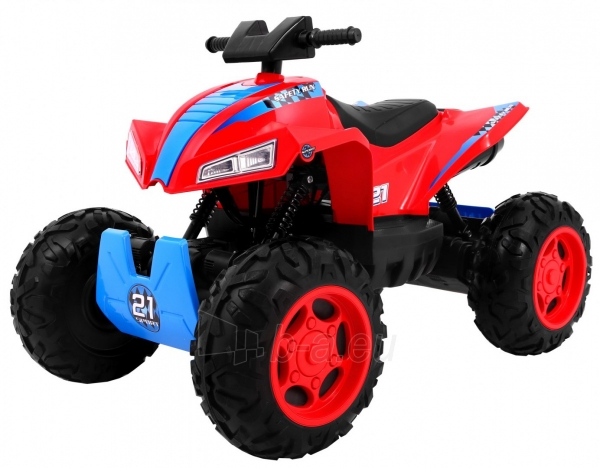 Keturratis Quad Sport Run 4x4, raudonas paveikslėlis 1 iš 10