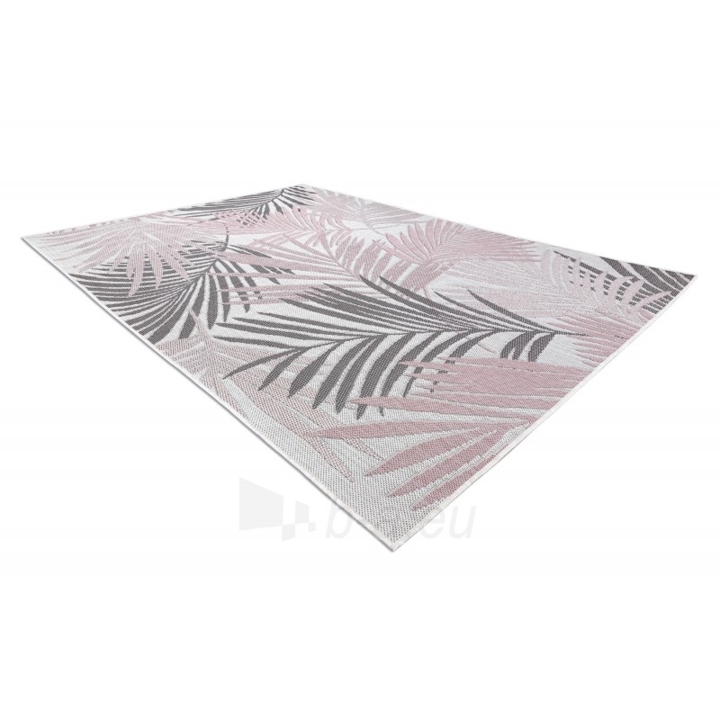 Kilimas su rožiniais akcentais SISAL SION Palmės | 160x220 cm paveikslėlis 3 iš 16