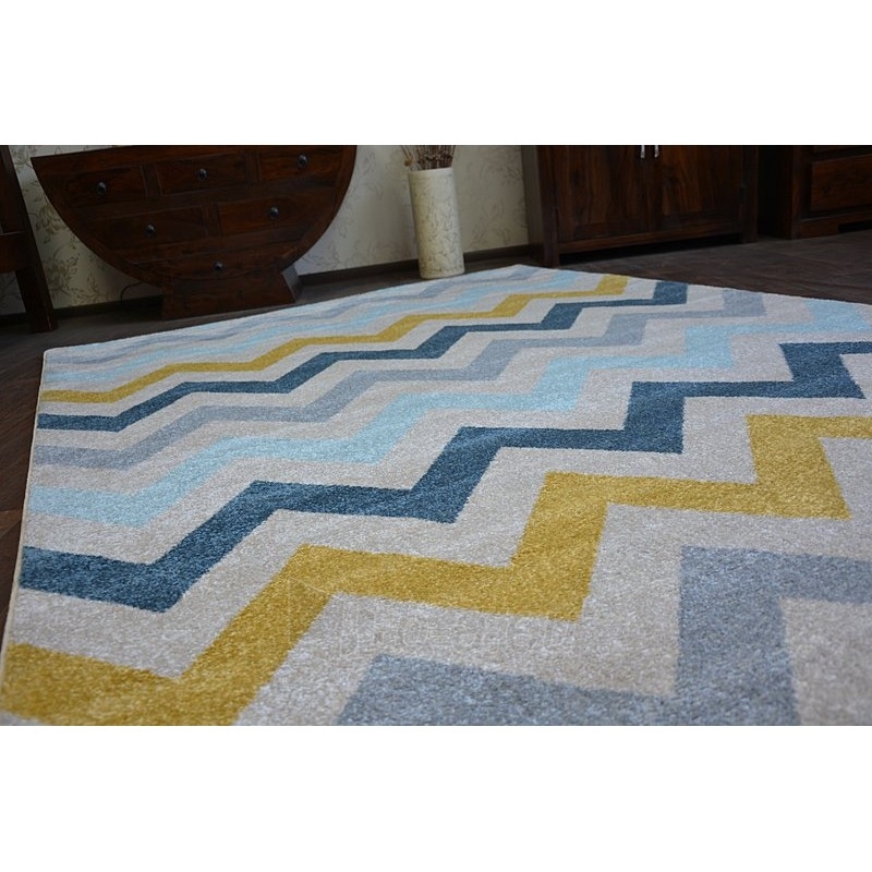 Kilimas su zigzagų raštu NORDIC CHEVRON | 120x170 cm paveikslėlis 9 iš 10