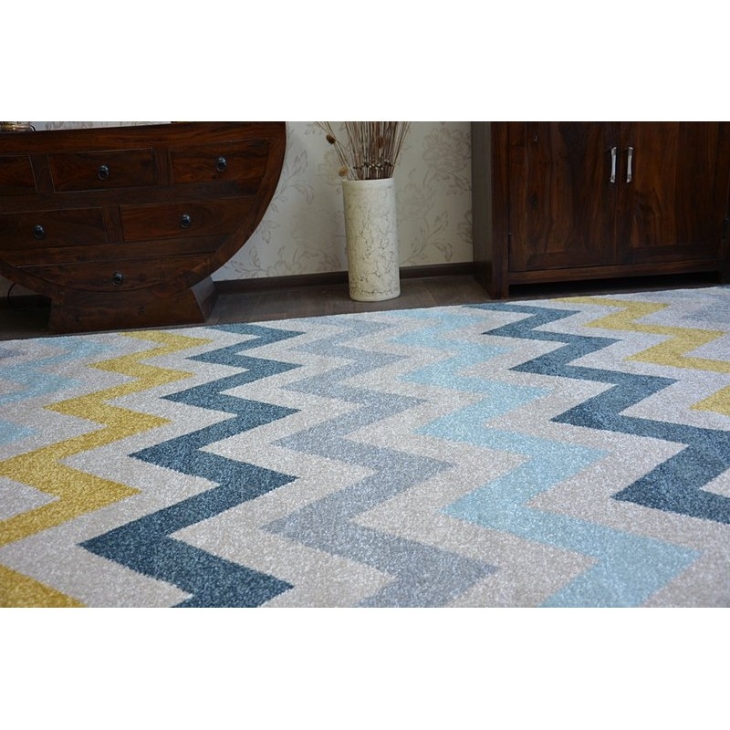 Kilimas su zigzagų raštu NORDIC CHEVRON | 120x170 cm paveikslėlis 7 iš 10