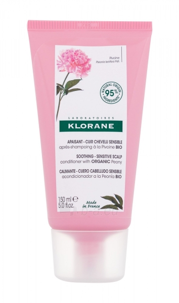 Kondicionierius jautriai galvos odai Klorane Peony Soothing & Anti-Irritating 150ml paveikslėlis 1 iš 1