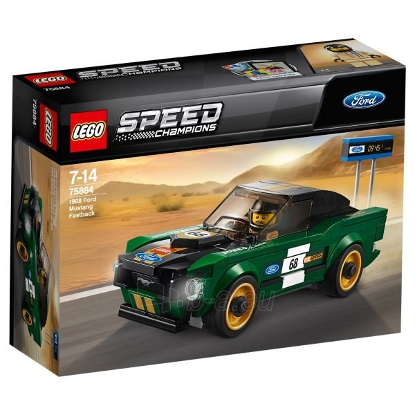 lego speed champions mustang fastback