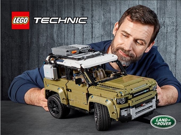 lego 42110 technic land rover defender off road 4x4 car