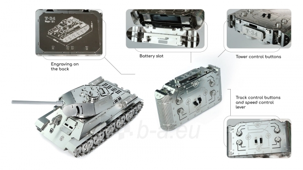 Kontstruktorius Tank Т-34 Time For Machine paveikslėlis 4 iš 11