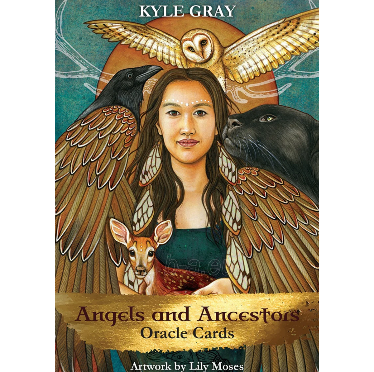 Kortos Angels and Ancestors Oracle Hay House paveikslėlis 9 iš 9