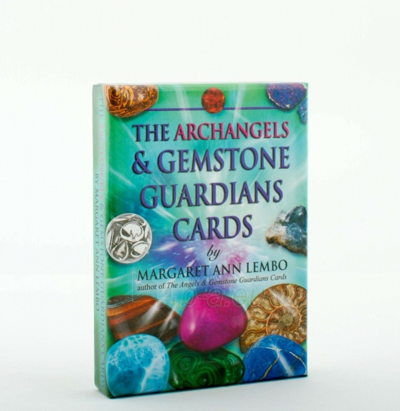 Kortos Archangels & Gemstone Guardians oracle Findhorn Press paveikslėlis 6 iš 7