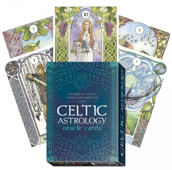 Kortos Celtic Astrology Oracle Kortos paveikslėlis 1 iš 9