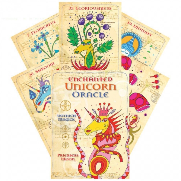 Kortos Enchanted Unicorn Oracle paveikslėlis 2 iš 6