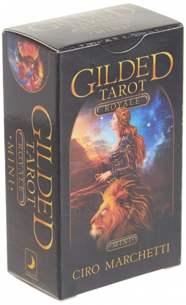 Kortos Gilded Tarot Royale Mini paveikslėlis 8 iš 8