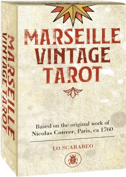 Kortos Marseille Vintage Tarot Lo Scarabeo paveikslėlis 3 iš 6