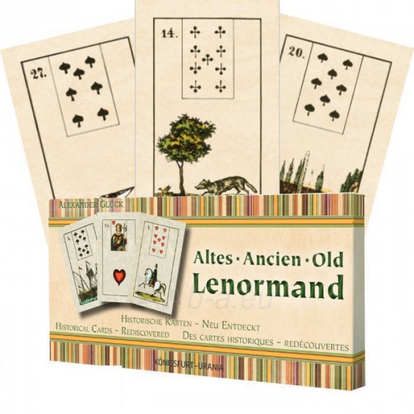 Kortos Old Lenormand paveikslėlis 2 iš 6