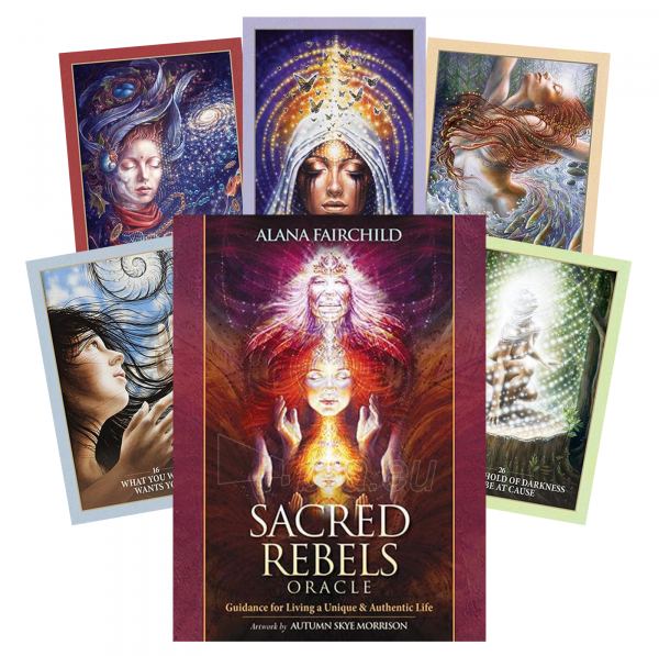 Kortos Sacred Rebels Oracle Blue Angel paveikslėlis 1 iš 11