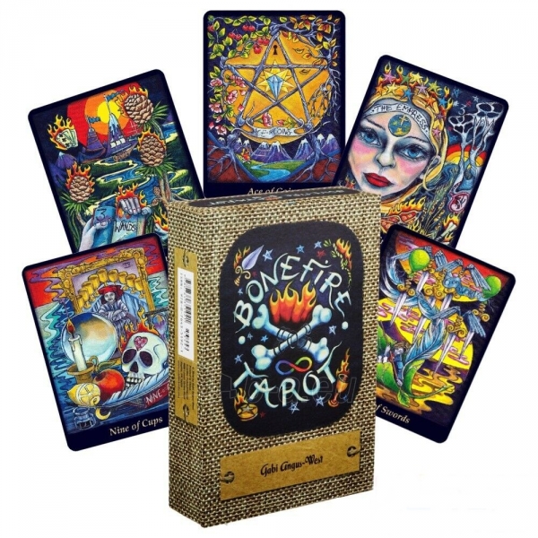 Kortos Taro Bonefire Tarot paveikslėlis 9 iš 9