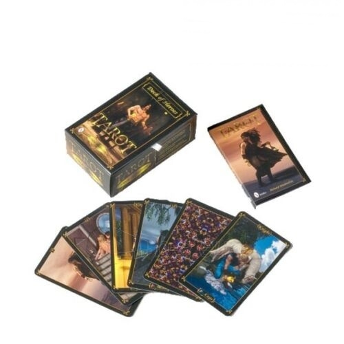 Kortos Taro Tarot Deck of Heroes paveikslėlis 1 iš 8