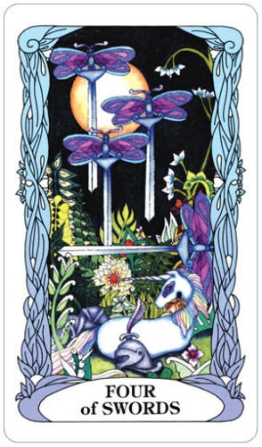 Kortos Taro Tarot Of A Moon Garden paveikslėlis 1 iš 14