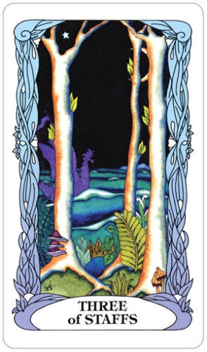 Kortos Taro Tarot Of A Moon Garden paveikslėlis 13 iš 14