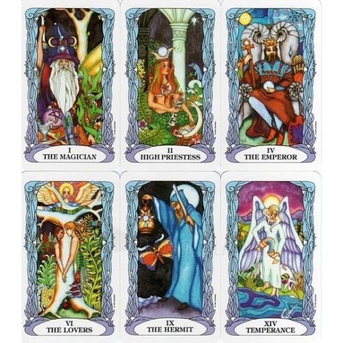 Kortos Taro Tarot Of A Moon Garden paveikslėlis 11 iš 14