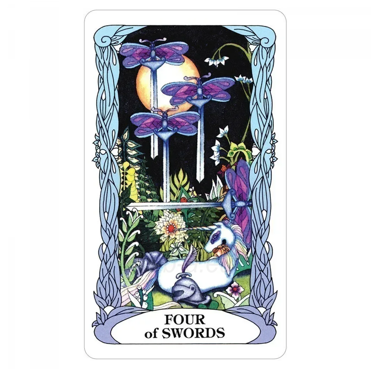 Kortos Taro Tarot Of A Moon Garden paveikslėlis 7 iš 14