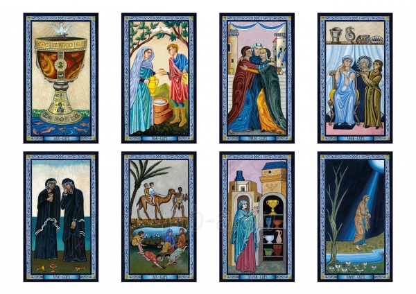 Kortos The Byzantine Tarot ir knyga paveikslėlis 2 iš 13