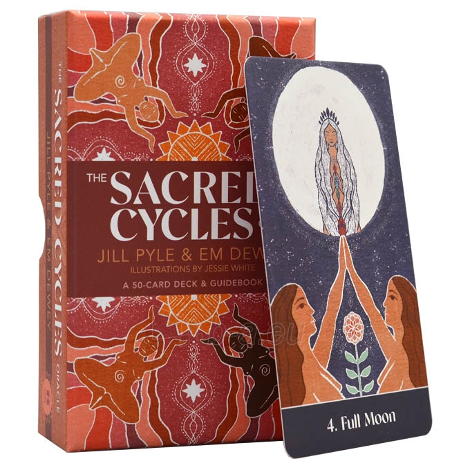 Kortos The Sacred Cycles Oracle Hay House paveikslėlis 7 iš 8