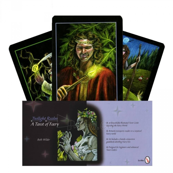 Kortos The Twilight Realm: A Tarot Of Faery paveikslėlis 1 iš 5