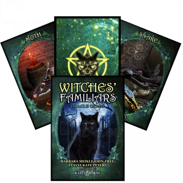 Kortos Witches Familiars Oracle Kortos paveikslėlis 1 iš 6