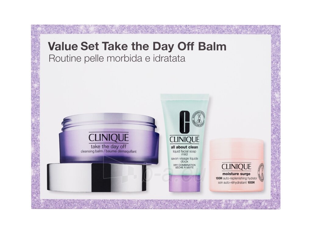 Kosmetikos rinkinys Clinique Take the Day Off Cleansing Balm Face Cleansers 125ml paveikslėlis 1 iš 1