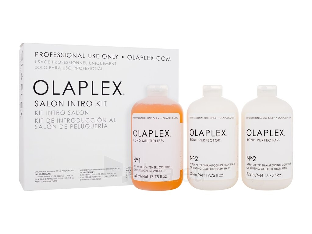 Cosmetic set Olaplex Set for colored or chemically treated hair (Salon Intro Kit) 3 x 525 ml paveikslėlis 1 iš 1