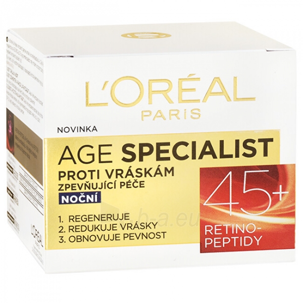 L´Oreal Paris Age Specialist 45+ Night Cream Cosmetic 50ml paveikslėlis 4 iš 8