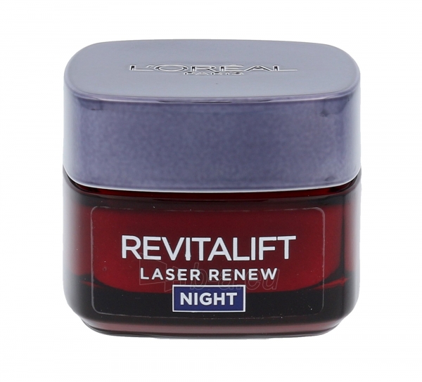 Kremas veidui L´Oreal Paris Revitalift Laser Renew Night Cream Cosmetic 50ml paveikslėlis 1 iš 1