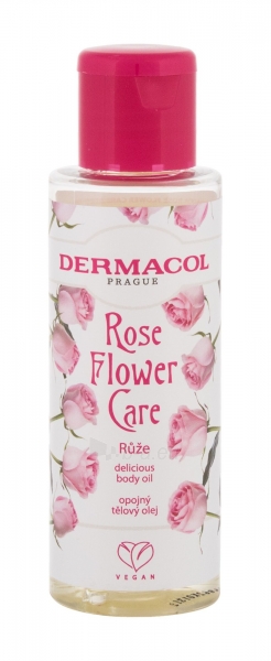 Kūno aliejus Dermacol Rose Flower Care 100ml paveikslėlis 1 iš 1