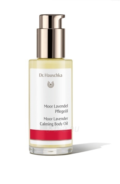 Body aliejus Dr. Hauschka Pestic body oil Lavender peat (Moor Lavender Calming Body Oil) 75 ml paveikslėlis 1 iš 1