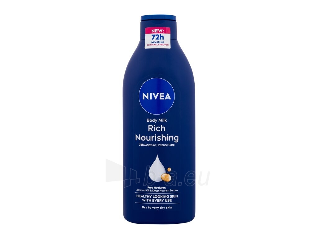 Body cream Nivea Body Moisturiser Rich Nourishing Cosmetic 400ml paveikslėlis 1 iš 1