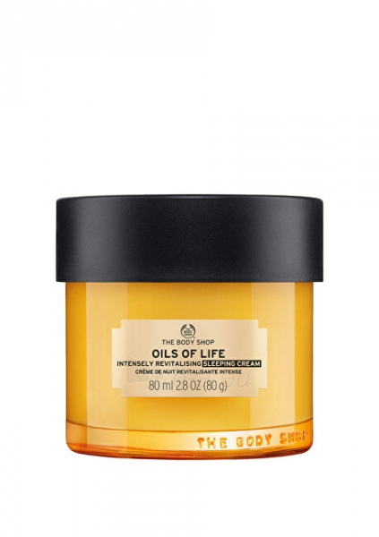 Body cream The Body Shop Night revitalizing skin cream Oils Of Life (Intensely Revita l ising Sleeping Cream) 80 ml paveikslėlis 1 iš 1