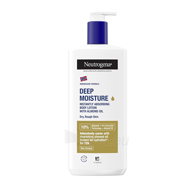 Body lotion Neutrogena Deep moisturizing body lotion with oil 400 ml paveikslėlis 1 iš 7