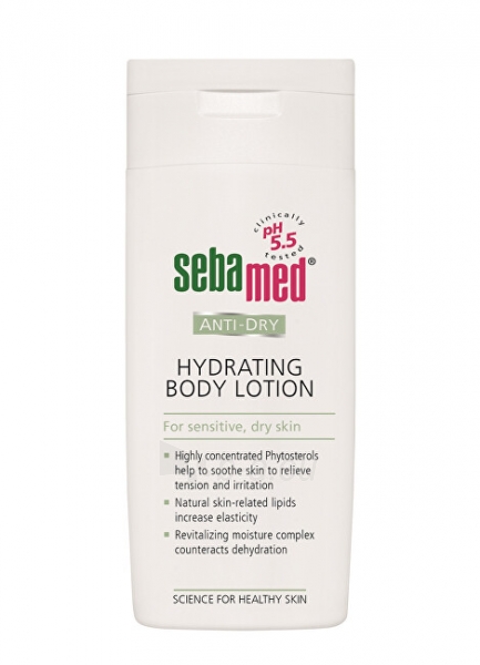 Body lotion Sebamed Moisturizing Lotion with phytosterols Anti-Dry (Hydrating Body Lotion) 200 ml paveikslėlis 1 iš 1