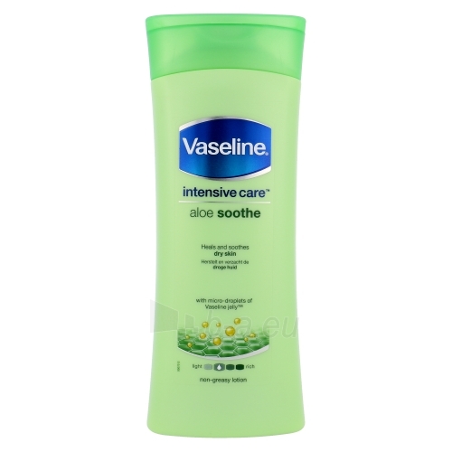 Body lotion Vaseline Intensive Care Aloe Soothe Lotion Cosmetic 400ml paveikslėlis 1 iš 1