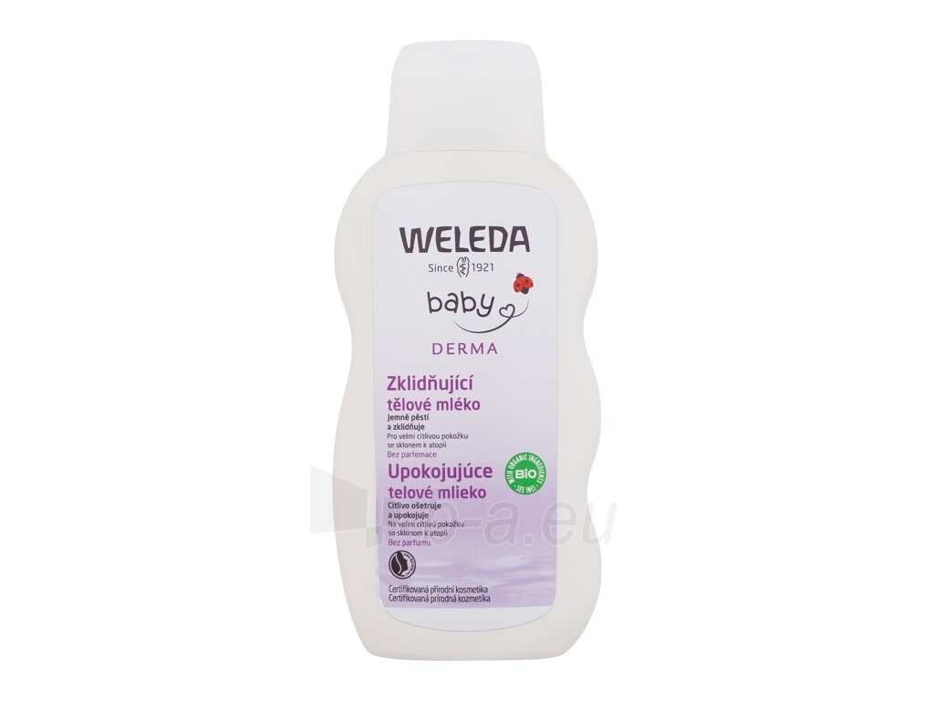 Body lotion Weleda Baby Derma White Mallow 200ml paveikslėlis 1 iš 1