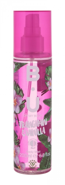 Body purškiklis B.U. Oh My Body! Frangipani & Vanilla 200ml paveikslėlis 1 iš 1