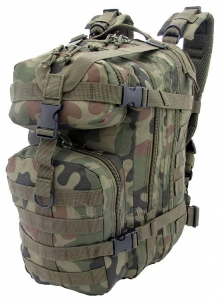 Kuprinė ASSAULT BACKPACK CAMO 25L WZ93 PL woodland paveikslėlis 1 iš 1