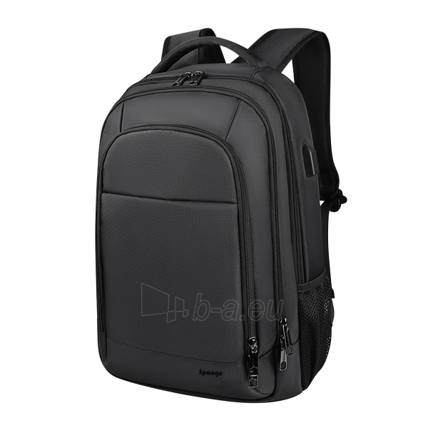 Kuprinė Sponge Business Backpack 14.1-15.6 black paveikslėlis 1 iš 6