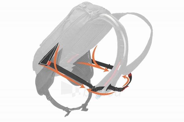 Kuprinė Thule Rail hydration pack 12L covert (3203798) paveikslėlis 4 iš 10