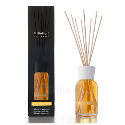 Kvapas namams Millefiori Milano Aroma diffuser Natura l Wood and orange flowers 250 ml paveikslėlis 1 iš 1