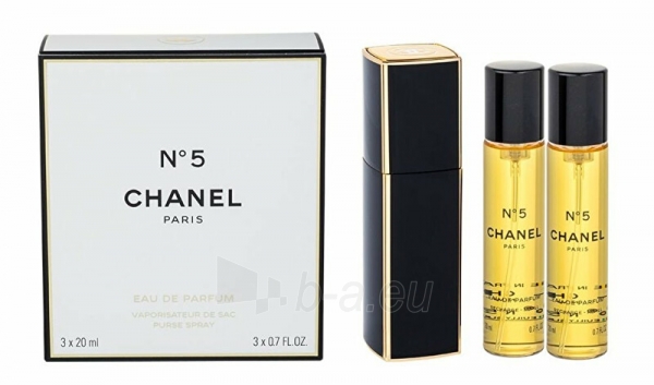 Kvepalai Chanel No. 5 - EDP ​​(3 x 20 mL) - 60 ml paveikslėlis 1 iš 2