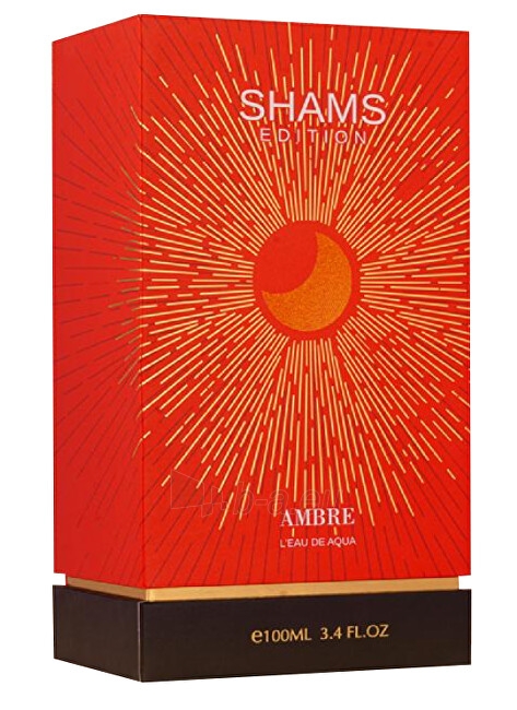 Kvepalai Hamidi Shams Edition Ambre L`eau Aqua - EDP - 100 ml paveikslėlis 2 iš 3