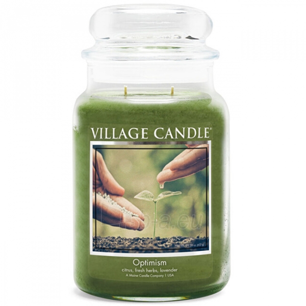 Kvepianti žvakė Village Candle Scented candle in Optimism glass 602 g paveikslėlis 1 iš 1