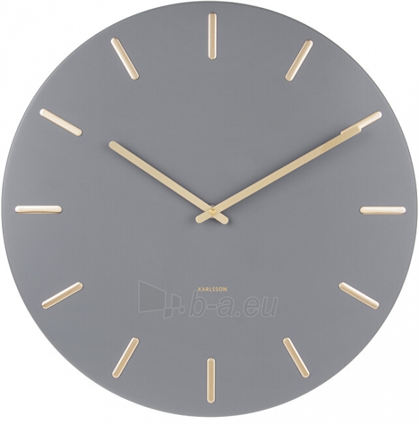 Laikrodis Karlsson Wall clock KA5716GY paveikslėlis 1 iš 3