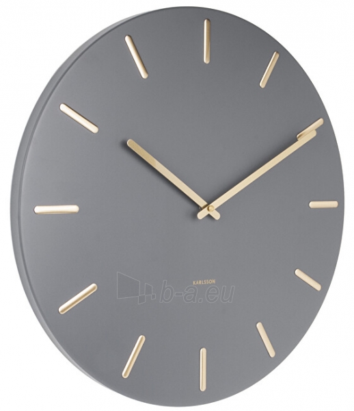 Laikrodis Karlsson Wall clock KA5716GY paveikslėlis 2 iš 3