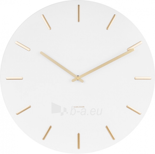 Laikrodis Karlsson Wall clock KA5716WH paveikslėlis 1 iš 4